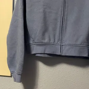 No Boundaries Blue Full Zip Cropped Hoodie Size M 8-10 thumbnail 2