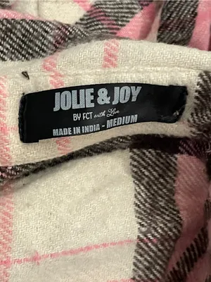 Pink Plaid Button thumbnail 4