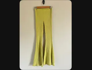 Aerie Kick-It Ribbed High Waisted Super Flare Pants H-1 thumbnail 2