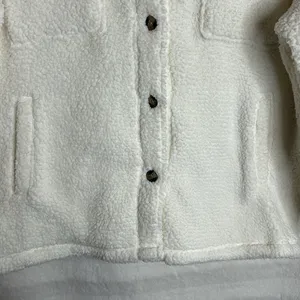 Aerie Dream Sherpa Jacket Oversized Fall Winter Cozy Button Down - Size Large thumbnail 3