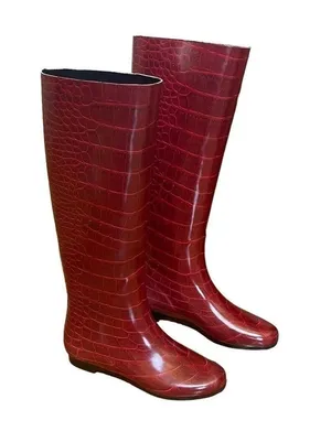Henry Ferrera Colorado Rain Boots RED animal print women’s 6 M thumbnail 1