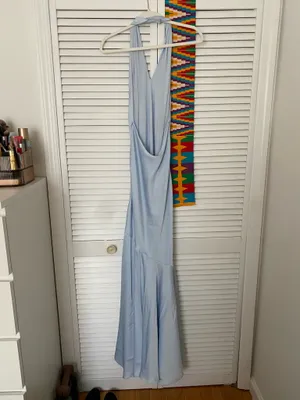 Birdy Grey Stephanie Bridesmaid Dress Matte Sky Blue thumbnail 7