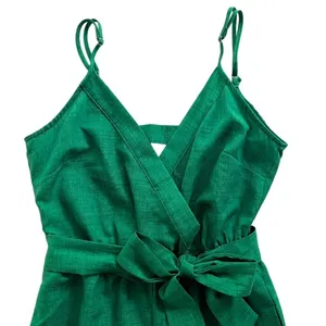 Flying Tomato Bright Green Jumpsuit Size XS Romper One Piece Sleeveless thumbnail 2