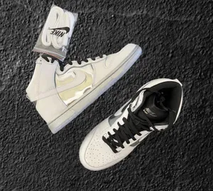 Nike NIB  Dunk High Chrome thumbnail 2