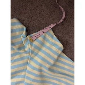 Daily Drills Women’s Malibu + Lemonade Striped Long Sleeve Top & Shorts Set M thumbnail 11