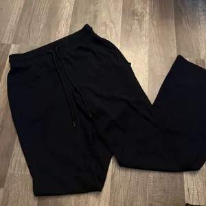 Better Together Black Flare Lounge Pants Wide Leg Drawstring thumbnail 1