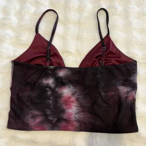 NWT Urban Outfitters Womens Top Size L Magenta Mesh Tie Front Sleeveless Cropped thumbnail 6