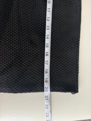 Forever 21 Classic Black Textured Pencil Skirt thumbnail 7