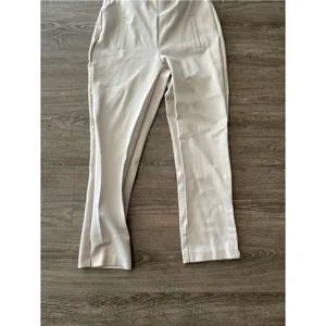 Chico’s Ankle Pants Womens 0.5 US 6 Cream Ivory Pull On Ponte Slim Stretch thumbnail 3