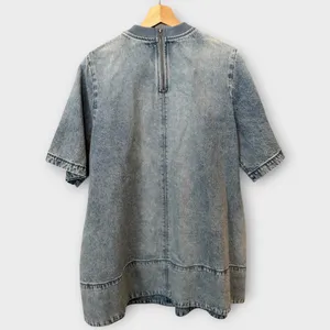 Free People Harlow Denim Minidress Size Small thumbnail 6