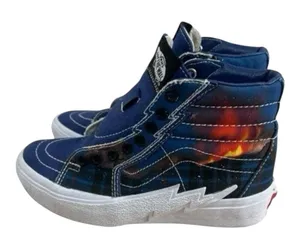 Vans Sk8-Hi Bolt Racing Blue White Lightning Bolt Women Sneakers Size 5 Men 3.5 thumbnail 1