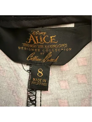 Disney's Alice thru the looking glass pants Queen of Hearts Mad Hatter costume 8 thumbnail 8