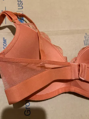 Nordstrom New LIVELY Padded Underwire T-Shirt Lace J- Hook Bra Terracotta 32C thumbnail 6
