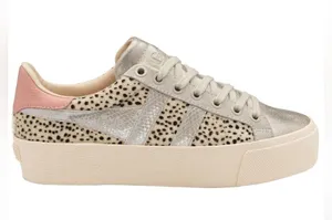 Gola Orchid orchid platform tropic cheetah, silver and pink sneakers size 7 thumbnail 12
