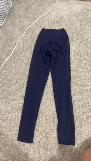 Aerie Navy Blue Leggings OFFLINE XS Real Me Crossover High-Rise Tight thumbnail 3