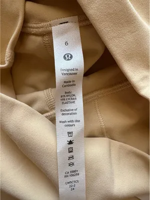 Lululemon Align High-Rise 25” Prosecco Size 6 NWT thumbnail 6