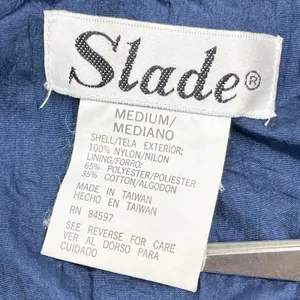 Vintage Slade Womens Windbreaker Jacket Size M Golf Boxy Retro 80s 90s Kitsch thumbnail 8
