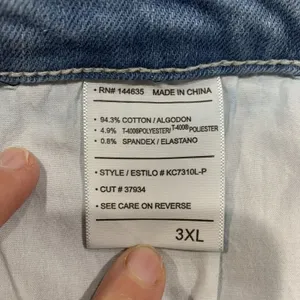 KanCan 3XL Jeans Gemma High Rise Button Fly Distress Holes Stretchy Super Skinny thumbnail 4