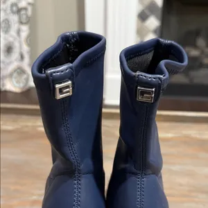 New Guess Women's Caballa Platform Block‎ Heel Boots Blue Size 6 Whimsigoth thumbnail 7