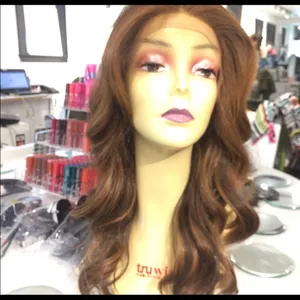 Wig Swisslace lacefront Romance Curl copper brown thumbnail 5
