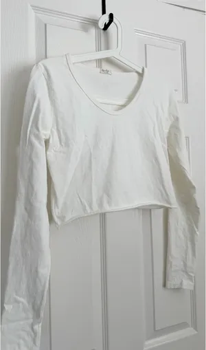 John Galt Brandy Melville white tee thumbnail 4