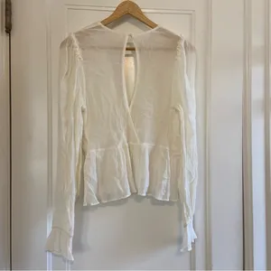 Free People Daia Gauze cropped blouse thumbnail 6