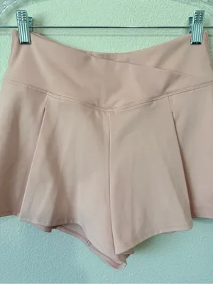 Yogalicious Blush Pink High-Waist Skort Shorts. Size M thumbnail 5