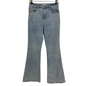 Abercrombie & Fitch The Flare Ultra High Rise Jean 10 Long Light Wash Retro Boho thumbnail 2
