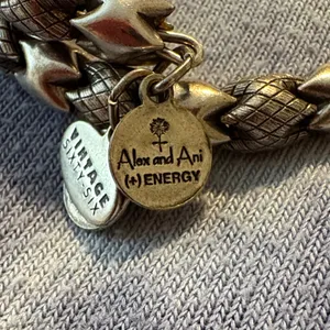 EUC Alex and Ani Vintage 66 Snake Silver Bracelet thumbnail 4