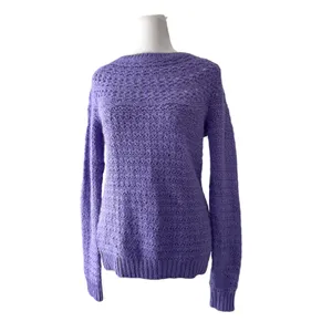 Lauren by Ralph Lauren Purple Alpaca Wool Pullover Sweater thumbnail 3