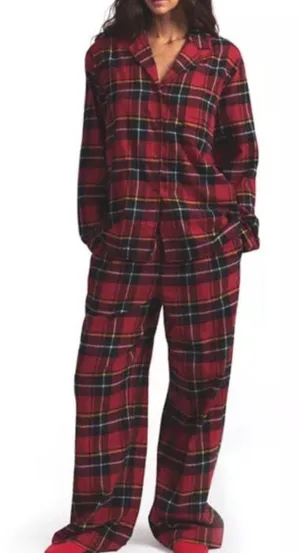 SKIMS Flannel Pajama Set S thumbnail 1