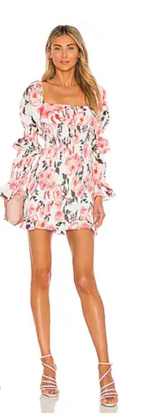 Sau Lee Saulee New Tags “Betty” Floral Punk Dress Mini Ruffle thumbnail 1
