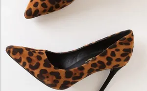 NWT Lulus Verra Leopard Suede Pumps thumbnail 3