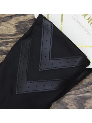 NWT Isotoner Signature Womens Water-Repellent Heritage Chevron Gloves Black S/M thumbnail 6