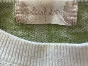 Altar’d State Sage Green and White Mushroom Cropped Top‎ Size Large thumbnail 3
