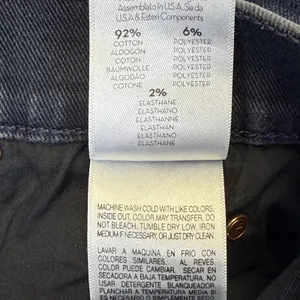 MOTHER Stunner Zip‎ Ankle Step Fray Jeans All I Want Faded Black Skinny Size 26 thumbnail 11