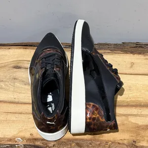 *NEW* Puma Pointy Creepers Patent Black and Tortoise Lace Up Size 10 A43‎ thumbnail 7