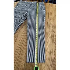 LOFT Women's Blue/White Striped The Riviera Slim Ankle Pants -6 thumbnail 9