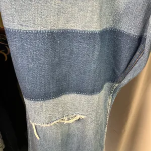 Arizona Jean Co Vintage Straight‎ Patchwork Distressed Jeans 23 New High Rise thumbnail 6