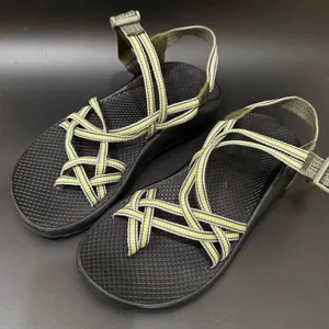 Chacos CHACO ZX/2 Classic Pully Olive/Lime Zesty Pattern Outdoor Hiking Sandals Size 9 thumbnail 1