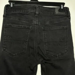 American Eagle Outfitters Womens Jeans Size 6 Long‎ Black High Rise Jeggings thumbnail 9
