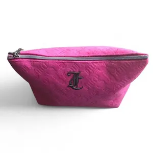 NWOT Juicy Couture Makeup Bag Velour Pink thumbnail 5