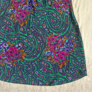 Victoria’s Secret Gold Label Paisley Floral Lace Slip Dress Size Medium thumbnail 8