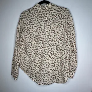 Roller Rabbit Floral Long Sleeve Blouse Size Small thumbnail 3