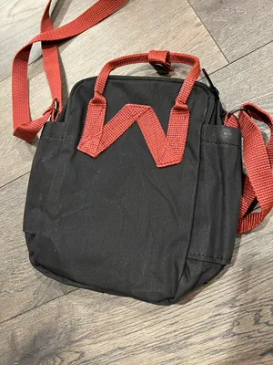 Fjällräven Kanken Mini Backpack Black/Ox Red thumbnail 3