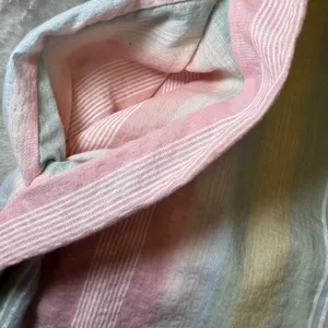 Vintage Katy Womens Size Small Nightgown Pastel Striped Maxi House Dress USA thumbnail 9