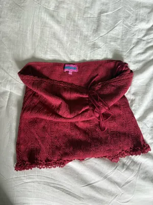 Edikted Red Strappless Top thumbnail 3