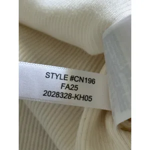 J‎ CREW NWT Perfect Rib Polo Shirt Size XS Cream Long Sleeve Knit Lightweight thumbnail 6