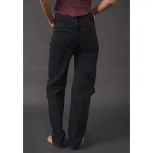 Free People The Lasso Jean / Washed Black thumbnail 4