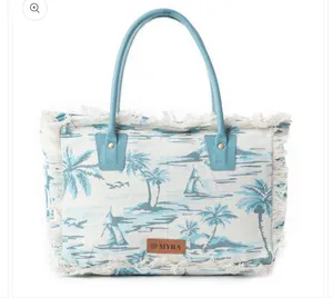 Myra Bags Saint Tropez Tote Bag-Aquamarine thumbnail 3